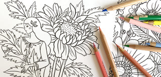 Coloring Pages | A free printable - Botanica Paper Co.®