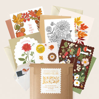 CARD CLUB MONTHLY SUBSCRIPTION - Botanica Paper Co.®