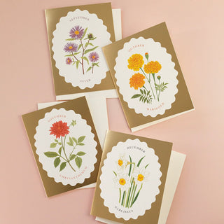 BIRTH MONTH FLOWER| DECEMBER | greeting card - Botanica Paper Co.®