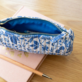 MEADOW | Cotton Quilted Pencil Pouch