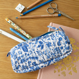 MEADOW | Cotton Quilted Pencil Pouch