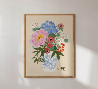 GARDEN VASE | ART PRINT - Botanica Paper Co.®