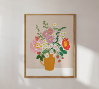 CLAY VASE | ART PRINT - Botanica Paper Co.®