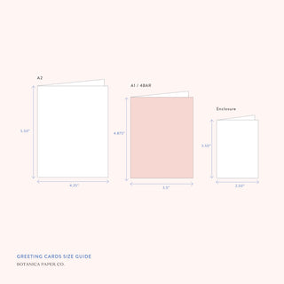BUNNY & CLOVER | A1 greeting card - Botanica Paper Co.®