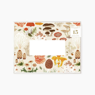 MUSHROOMS Envelopes | Boxed set of 15 - Botanica Paper Co.®