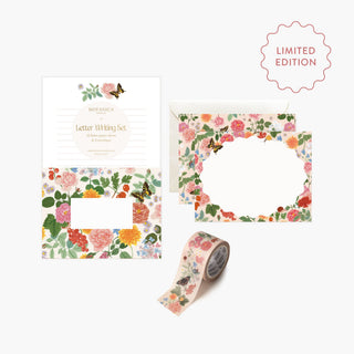 Reverie gift bundle with letter set, washi tape, and notecards, by Oana Befort, Botanica Paper Co.