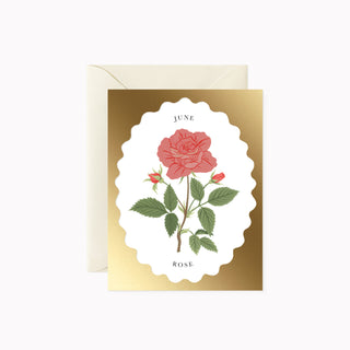 BIRTH MONTH FLOWER | JUNE | greeting card - Botanica Paper Co.®