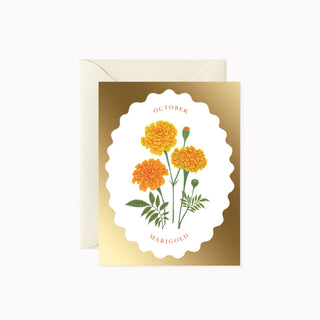 BIRTH MONTH FLOWER| OCTOBER | greeting card - Botanica Paper Co.®