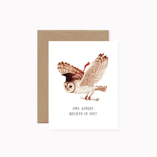 OWL GRADUATION | Greeting Card - Botanica Paper Co.®