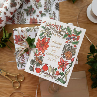 CHRISTMAS FLORALS | greeting card - Botanica Paper Co.®
