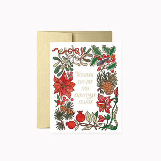 CHRISTMAS FLORALS | greeting card - Botanica Paper Co.®