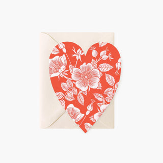 ROSE HEART | Valentine's Day card - Botanica Paper Co.®