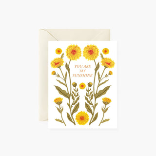 CALENDULA, MY SUNSHINE | greeting card - Botanica Paper Co.®