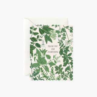 HERB GARDEN | thank you card - Botanica Paper Co.®
