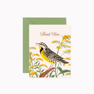 MEADOWLARK | thank you card - Botanica Paper Co.®