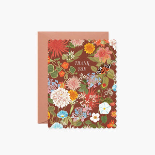 RUSSET Thank You | greeting card - Botanica Paper Co.®