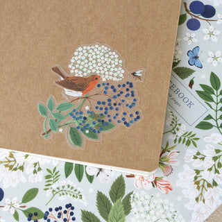 ROBIN | CLEAR VINYL STICKER - Botanica Paper Co.®