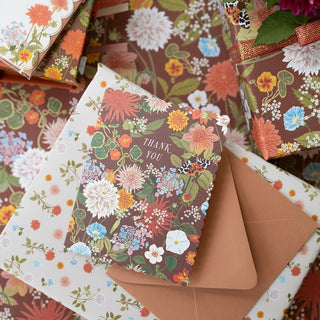 RUSSET Thank You | greeting card - Botanica Paper Co.®