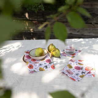 GARDEN FLORA | LINEN TABLE NAPKINS, SET OF 2 - Botanica Paper Co.®