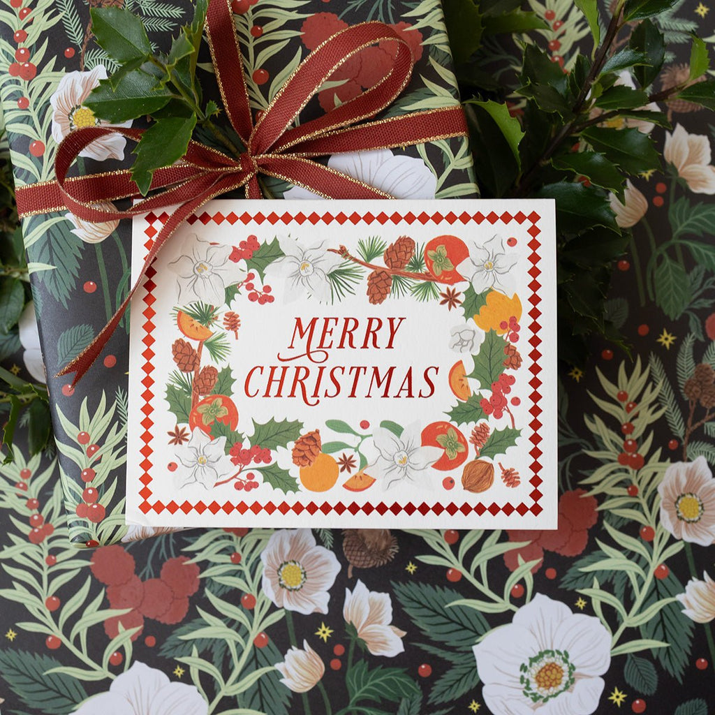 MERRY CHRISTMAS FLORA | greeting card - Botanica Paper Co.®
