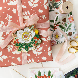 CHRISTMAS ROSE ORNAMENT - Botanica Paper Co.®