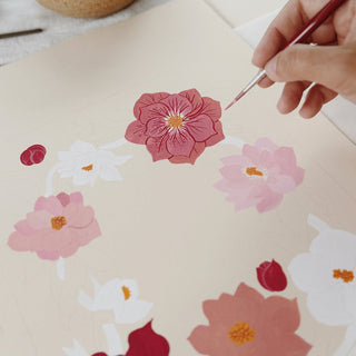 CHRISTMAS ROSE WREATH | greeting card - Botanica Paper Co.®