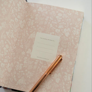 POPPY GARDEN | LINEN BOUND JOURNAL - Botanica Paper Co.®