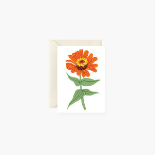 ZINNIA | mini card - Botanica Paper Co.®