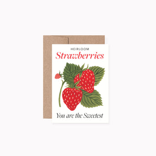 STRAWBERRIES | A1 SEED PACKET-STYLE CARD