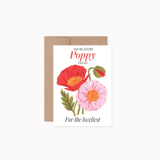 POPPY | A1 SEED PACKET-STYLE CARD