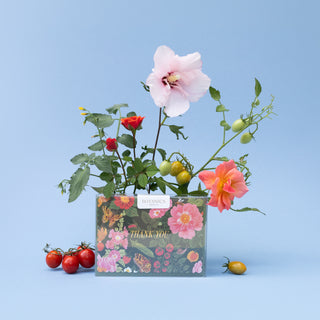 GARDEN BLOOM | THANK YOU A1 GREETING CARD - Botanica Paper Co.®