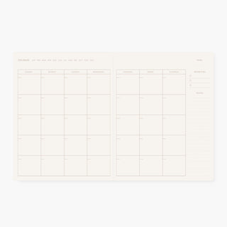 BLUE FLORAL | Undated Monthly Planner - Botanica Paper Co.®