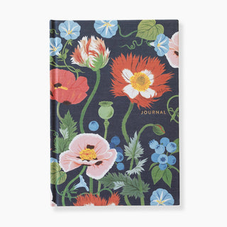 POPPY GARDEN | LINEN BOUND JOURNAL - Botanica Paper Co.®