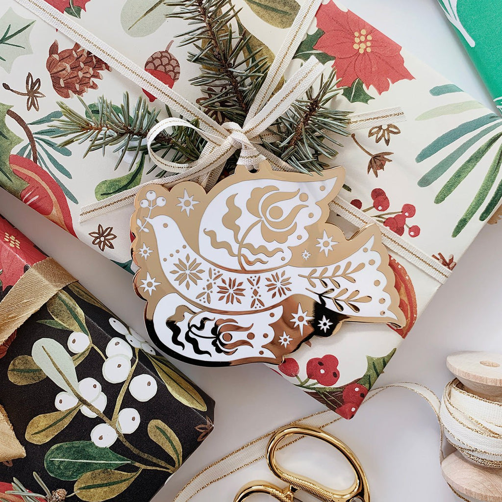 PEACE DOVE ORNAMENT - Botanica Paper Co.®