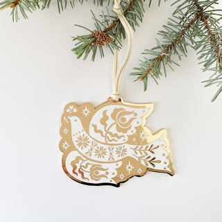 PEACE DOVE ORNAMENT - Botanica Paper Co.®