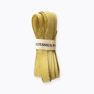 DRITTOFILO COTTON RIBBON | ochre & silver - Botanica Paper Co.®