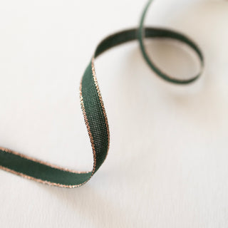 DRITTOFILO COTTON RIBBON | cypress & rose gold - Botanica Paper Co.®