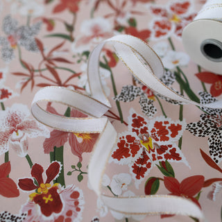 DRITTOFILO COTTON RIBBON | white & pearl - Botanica Paper Co.®