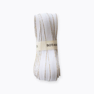 DRITTOFILO COTTON RIBBON | white & pearl - Botanica Paper Co.®