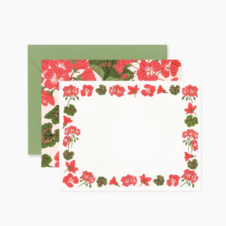 GERANIUM Notecards | Set of 4 - Botanica Paper Co.®