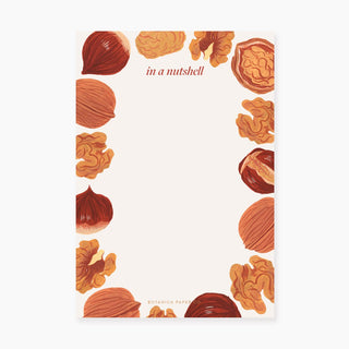IN A NUTSHELL | Notepad - Botanica Paper Co.®