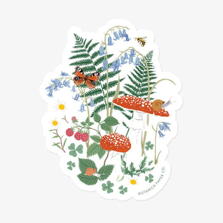 WOODLAND | CLEAR VINYL STICKER - Botanica Paper Co.®
