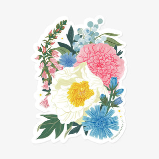 LUSH FLORA | CLEAR VINYL STICKER - Botanica Paper Co.®