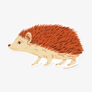 HEDGEHOG | CLEAR VINYL STICKER - Botanica Paper Co.®