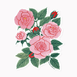 ROSA | CLEAR VINYL STICKER - Botanica Paper Co.®