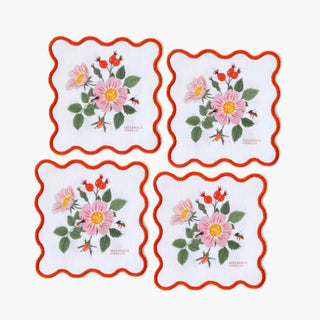 BOTANIST | LINEN COASTERS, SET OF 4 - Botanica Paper Co.®