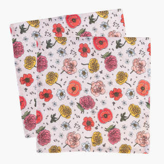 GARDEN FLORA | LINEN TABLE NAPKINS, SET OF 2 - Botanica Paper Co.®