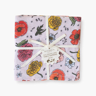 GARDEN FLORA | LINEN TABLE NAPKINS, SET OF 2 - Botanica Paper Co.®