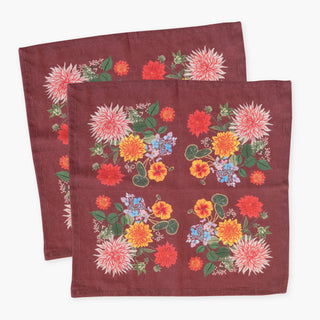 RUSSET | LINEN TABLE NAPKINS, SET OF 2 - Botanica Paper Co.®