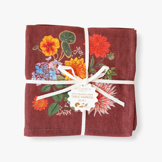 RUSSET | LINEN TABLE NAPKINS, SET OF 2 - Botanica Paper Co.®